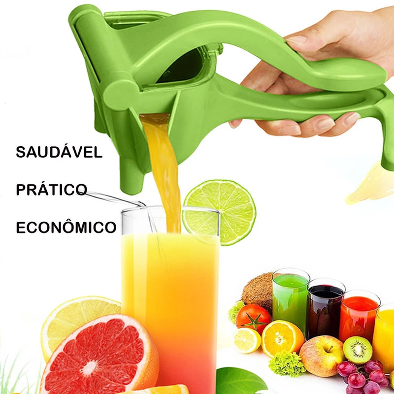 Espremedor manual, separador de frutas e máquina de suco, pequena e conveniente para uso doméstico