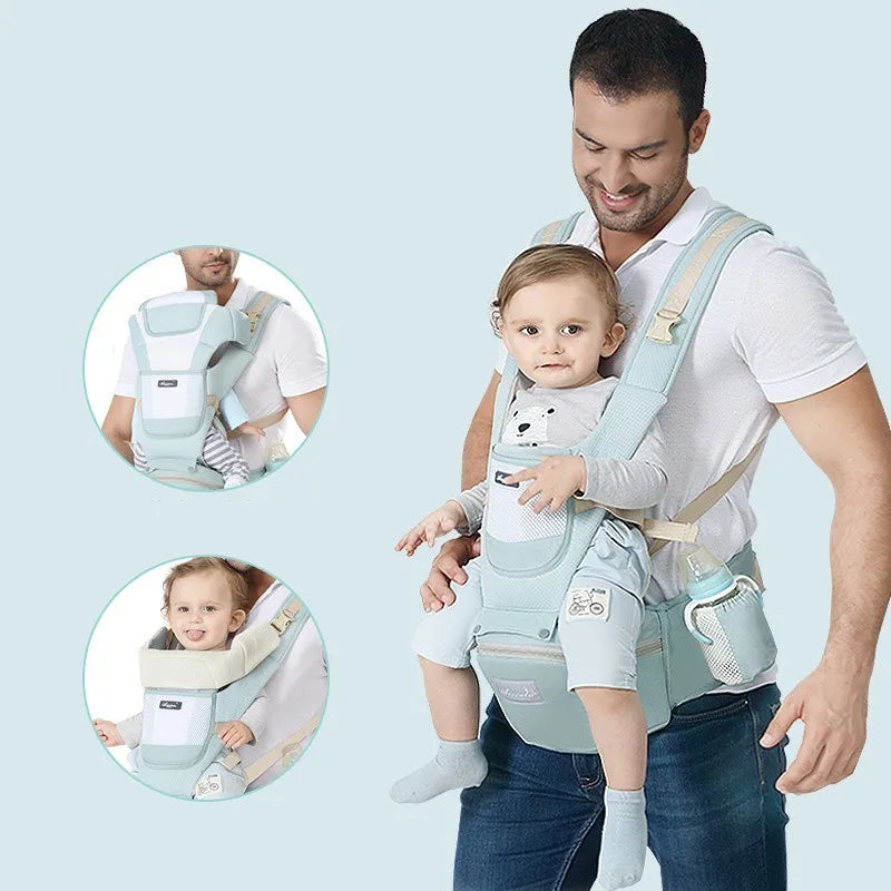 Mochila ergonômica para carregar bebês recem-nascidos,tipo canguru,frontal,para viagem de 0 à 36 meses