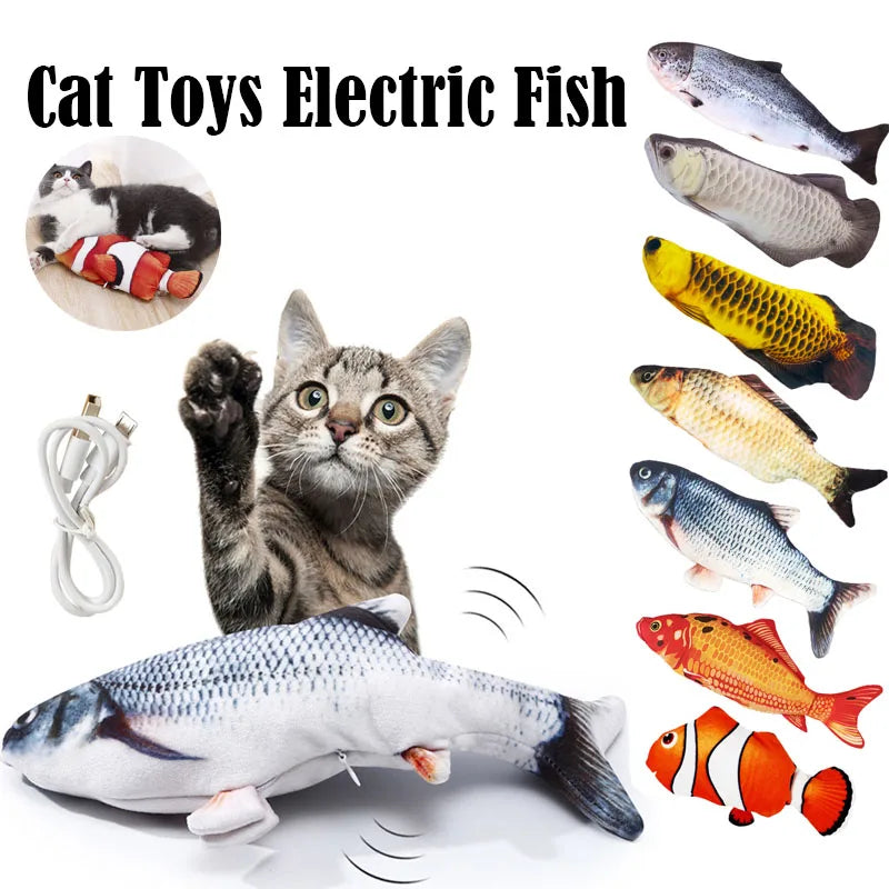 Brinquedo elétrico para gatos, carregamento USB