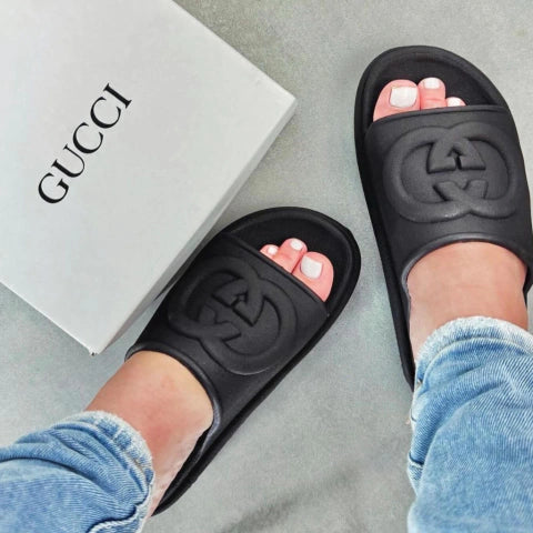 Chinelo Slide Gucci Interlocking