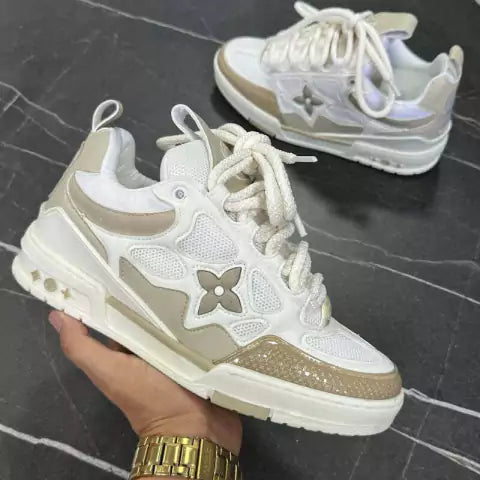 Tênis Louis Vuitton Skate 'Beige'